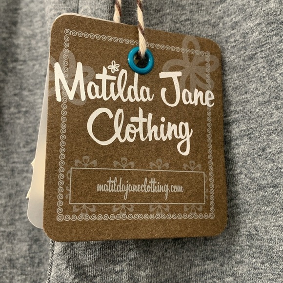 Girls Matilda Jane Gray Ruffle Pants Size 10 NEW WITH TAGS - Picture 5 of 7